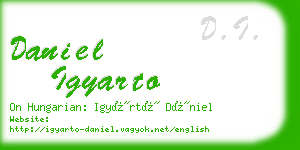 daniel igyarto business card